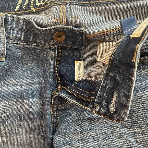 Madewell Jeans Women's 28X34 Blue Rail Straight Low Rise Denim Casual - Picture 8 of 12